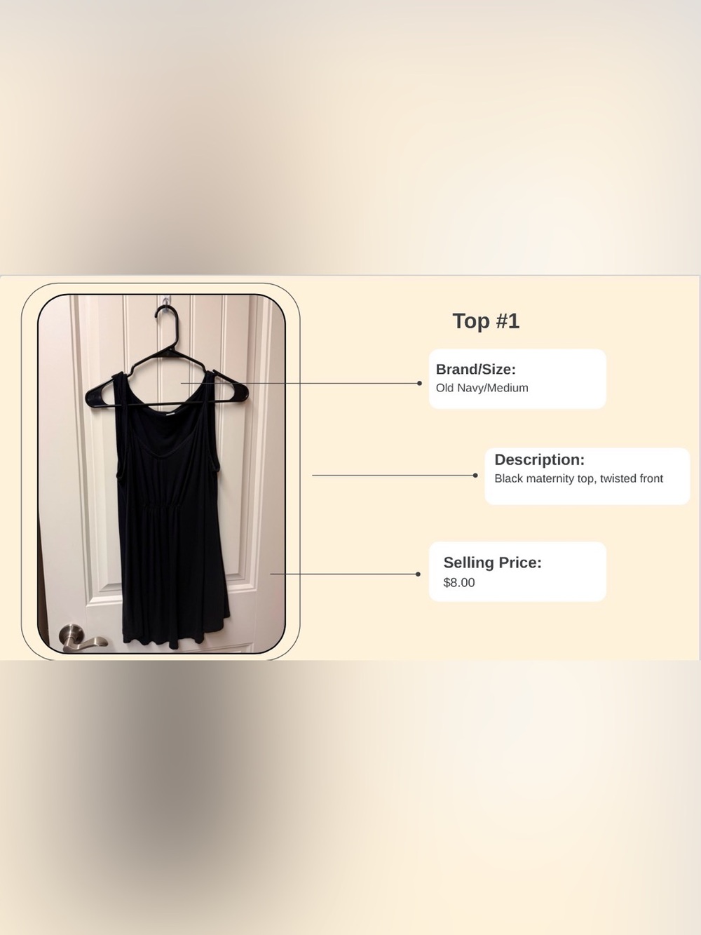 Old Navy Black Women's Tank Top - Simple Sleeveless Tee